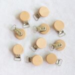 Attache - sucette en bois pour bébé, 1 pièce, clip de chaîne de dentition, anneau porte - sucette Attache - sucette en bois pour bébé, 1 pièce, clip de chaîne de dentition, anneau porte - sucette