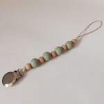 Attache - sucette en bois de hêtre pour bébé, clip anti - chute en silicone joclips duniholder - type ... Attache - sucette en bois de hêtre pour bébé, clip anti - chute en silicone joclips duniholder - type ...