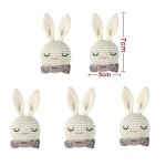 Attache - sucette en crochet fait a la main pour bb, 5 pices, accessoires en forme d'animaux, lapin ...