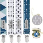 Attache - sucette avec etui binky - jouets de dentition et sièges d'auto - imprimés bleus et bleu sarcelle ... Attache - sucette avec etui binky - jouets de dentition et sièges d'auto - imprimés bleus et bleu sarcelle ...