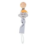 Attache - sucette jobaby anti - chute en coton, srie animale mignonne, peluche, beurre, renard, ours ...