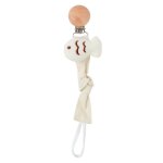 Attache - sucette jobaby anti - chute en coton, srie animale mignonne, peluche, beurre, renard, ours ...