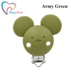 Attache - sucette en silicone pour bb, 10 pices, document, tte de souris ronde, clips tewindsor bricolage, ...