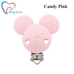 Attache - sucette en silicone pour bb, 10 pices, document, tte de souris ronde, clips tewindsor bricolage, ...