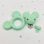 Attache - sucette en silicone pour bb, combinaison d'ours bricolage, collier molaire tewindsor, perles, ...