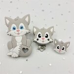 Attache - sucette en silicone pour bb, combinaison d'ours bricolage, collier molaire tewindsor, perles, ...