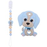 Attache - sucette en silicone pour bb, perles en forme de chien, cadeau pour - type leash and teether ...