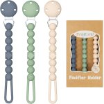 Attache sucette silicone clips attache - t�tine en une pi�ce anneau de dentition pour gar�ons et filles ...