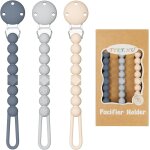 Attache sucette silicone clips attache - tétine en une pièce anneau de dentition pour garçons et filles ... Attache sucette silicone clips attache - tétine en une pièce anneau de dentition pour garçons et filles ...