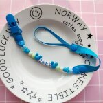 Attache - sucette en silicone pour enfants, clip de sucette rglable, pinces porte - ttine pour enfants, ...