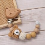 Attache - tétine anti - chute pour, ours de dessin mignon, accessoires pour enfants, meulage des dents, ... Attache - tétine anti - chute pour, ours de dessin mignon, accessoires pour enfants, meulage des dents, ...