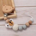 Attache - ttine anti - chute pour, ours de dessin mignon, accessoires pour enfants, meulage des dents, ...