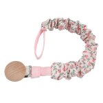 Attache - ttine en bois de htre pour bb, en coton et en lin, clip de sucette, porte - factice, jouets ...