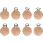 Attache tetine bois, attache sucette bois, clip attache tetine bois, attache sucette en bois, attache ...