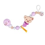 Attache - ttine ours steiff rose