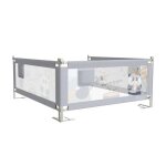 Aufun barrière de lit 150cm pour enfants de 0 a 10 ans, pliable et rétractable, protège des chutes de ... Aufun barrière de lit 150cm pour enfants de 0 a 10 ans, pliable et rétractable, protège des chutes de ...