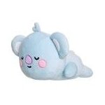 Aurora world aurora, 61442, bt21 official merchandise, mini coussin pour b�b� koya, jouet doux, bleu