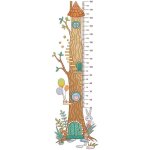 Autocollant 3d color� pour tableau de croissance des enfants - r�gle de hauteur en pvc durable pour la ...