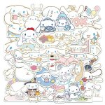 Autocollants cannelle m�lang�s sanrio kuromi, pour bricolage, t�l�phone, bagages, ordinateur portable, ...