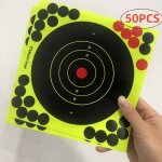 Autocollants de cible ronde pwijk, points de tir auto - adhsifs, fusil de chasse, 8  , 25 pices, 50 ...
