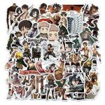 Autocollants dessin animé attaque sur titan, etiquette etanche, pour bagages, ordinateur portable, guitare, ... Autocollants dessin animé attaque sur titan, etiquette etanche, pour bagages, ordinateur portable, guitare, ...