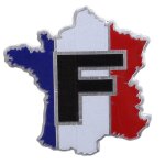 Autocollants de drapeau de voiture en alliage d'aluminium, etiquette autocollante, embl�me de voiture, ...