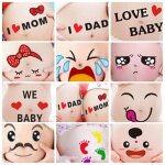 Autocollants pour femmes enceintes, accessoires photo de grossesse, 1 pièce, photos, peinture, ventre, ... Autocollants pour femmes enceintes, accessoires photo de grossesse, 1 pièce, photos, peinture, ventre, ...