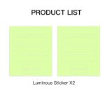 Autocollant fluorescent pour dji mavic air 2, etiquette lumineuse pour mavic pro mavic air, accessoires ...