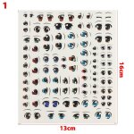 Autocollants formant des yeux avec style de dessin animé pour figurine, accessoire pour poser sur visage ... Autocollants formant des yeux avec style de dessin animé pour figurine, accessoire pour poser sur visage ...