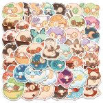 Autocollant graffiti mouton magique, 50 pièces, dessin animé mignon, autocollant etanche pour moto, voiture, ... Autocollant graffiti mouton magique, 50 pièces, dessin animé mignon, autocollant etanche pour moto, voiture, ...