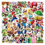 Autocollants de jeu super mario, etiquette graffiti de dessin anim, pour ordinateur portable, skateboard, ...