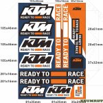 Autocollants ktm prêts a la course, autocollants avec logo du kit de moto duke. rouge. Autocollants ktm prêts a la course, autocollants avec logo du kit de moto duke. rouge.