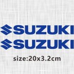 Autocollant de moto suzuki, logo emblme de rservoir. blue.