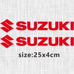 Autocollant de moto suzuki, logo emblme de rservoir. red big.