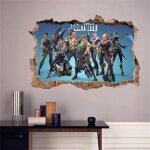 Autocollant mural 3d pour chambre d'enfant - dcoration murale autocollante pour jeu vido - fournitures ...