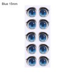 Autocollants yeux de dessin anim� en cristal, 10 paires, mignon, etoile, lune, poup�e, autocollants, ...