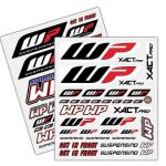 Autocollants reflechissants pour fourche wp, amortisseur de suspension, accessoires de moto pour duke ...