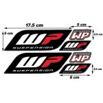Autocollants reflechissants pour fourche wp, amortisseur de suspension, accessoires de moto pour duke ...