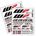 Autocollants reflechissants pour fourche wp, amortisseur de suspension, accessoires de moto pour duke ...