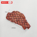 Autocollant de rfrigrateur de nourriture simule a la vente etrangre viande de mouton tirste de porcanie ...