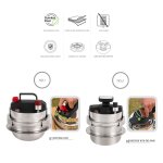 Autocuiseur portatif extérieur 1, 6 l autocuiseur de véhicule de camping autocuiseur ustensiles de cuisine ... Autocuiseur portatif extérieur 1, 6 l autocuiseur de véhicule de camping autocuiseur ustensiles de cuisine ...