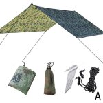 Auvent de camouflage surdimensionn� pour camping, abri d'ext�rieur, tapis de soleil de survie, pare - ...