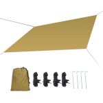 Auvent de plage multifonctionnel, protection uv, abri solaire de jardin, tissu impermable, bche de ...