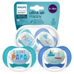 Avent ttine ultra air happy 6 - 18 m i love papa