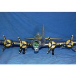 Avion bombardier pour forteresse a�rienne, 66cm, b 17g, bricolage, ensembles de papier 3d, jouets de ...