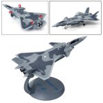 Avion de chasse en m�tal a echelle 1: 144e j20, mod�le d'avion de chasse en alliage abs pour enfants