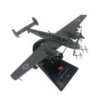 Mod�le d'avion de chasse militaire avec base, echelle 1 / 100, bf - 110, pour collection comm�morative, ...