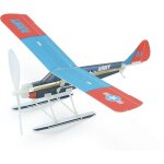 Avion � �lastique bleu