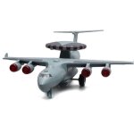 Avion moul� sous pression en alliage, mod�le 1:28, police de l'air, alerte pr�coce, son l�ger, r�tro ...