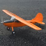 Avion rc en bois de balsa tony ray's aero model cessna l - 19 bird dog avec une envergure de 750 mm, ...
